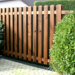 Portillon en Bois Rustique pour un Accueil Chaleureux Pontoise